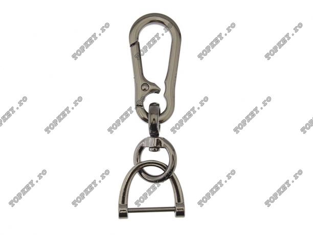 Breloc auto cu carabină și șurub de TOPKEY.ro Breloc auto cu carabină și șurub de TOPKEY.ro