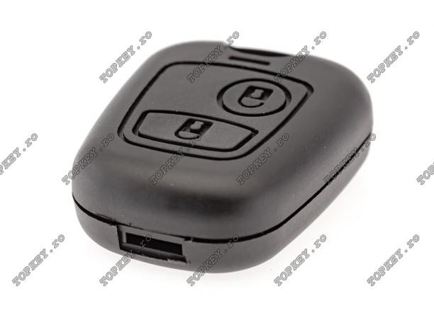 Carasa cu 2 butoane pt Citroen cu lamela SIX-3P, KEY de TOPKEY.ro Carasa cu 2 butoane pt Citroen cu lamela SIX-3P, KEY