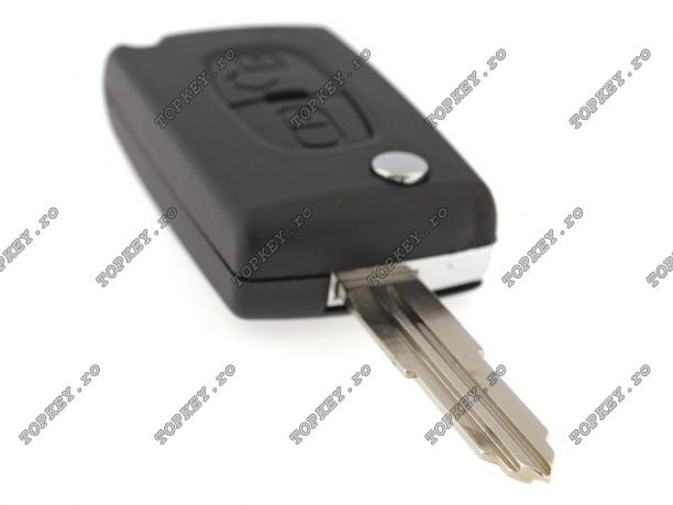 Carcasa KEY Citroen Air Cross cu 2 butoane si lamela MIT-8D