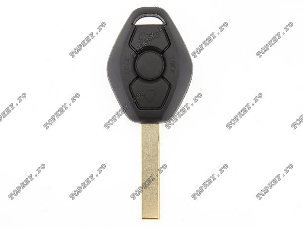 Carcasa KEY pentru BMW cu 3 butoane de TOPKEY.ro Carcasa KEY pentru BMW cu 3 butoane de TOPKEY.ro