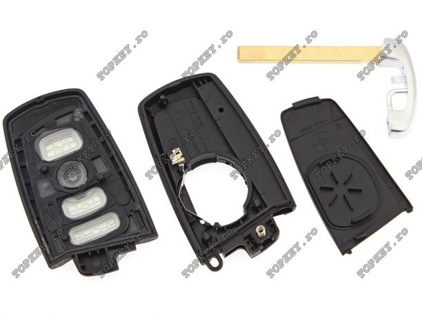 Carcasa KEY pentru SmartKey BMW seria 5 cu 4 butoane