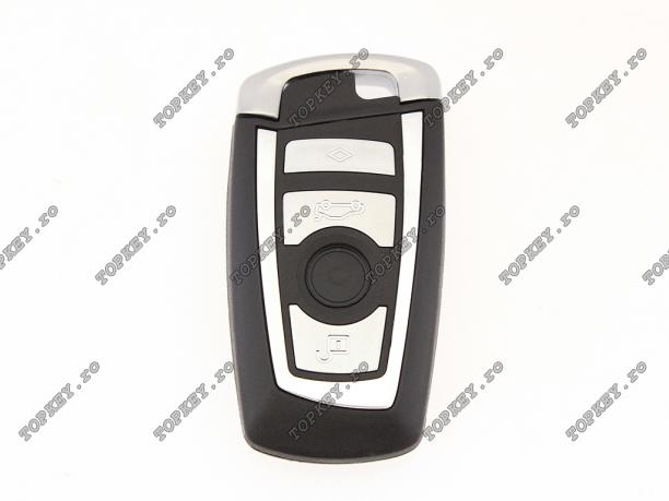 Carcasa KEY pentru SmartKey BMW seria 5 cu 4 butoane de TOPKEY.ro