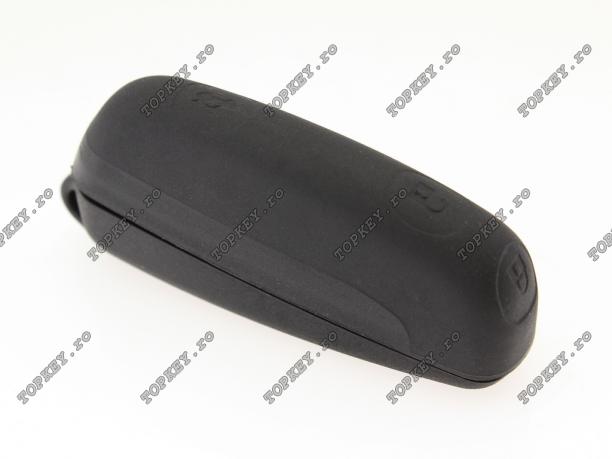 Carcasa KEY pentru telecomanda Saab, trei butoane de TOPKEY.ro Carcasa KEY pentru telecomanda Saab, trei butoane de TOPKEY.ro