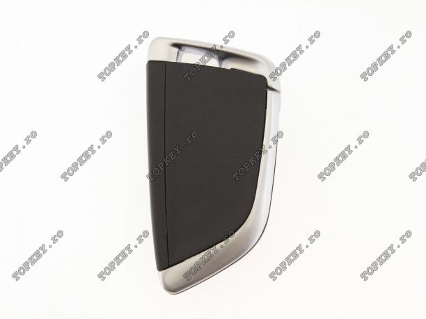 Carcasa SmartKey BMW X5 cu 4 butoane si cheie de urgenta de TOPKEY.ro Carcasa SmartKey BMW X5 cu 4 butoane si cheie de urgenta