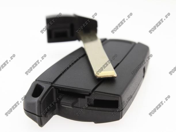 Carcasa SmartKey BMW seria 5 cu 3 butoane si cheie de urgenta lamela BM-5P