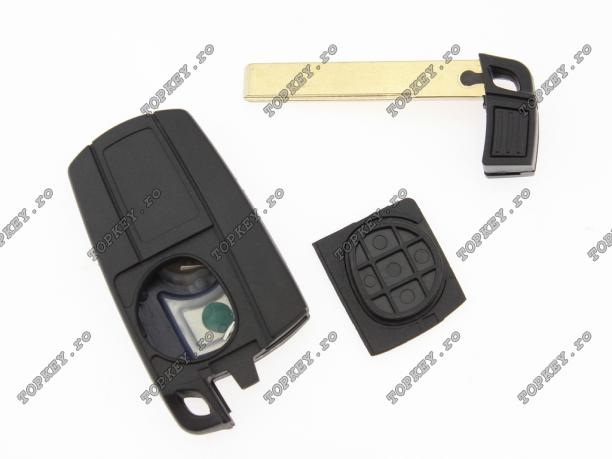 Carcasa SmartKey BMW seria 5 cu 3 butoane si cheie de urgenta lamela BM-5P