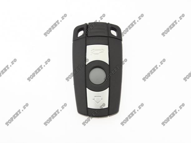Carcasa SmartKey BMW seria 5 cu 3 butoane si cheie de urgenta lamela BM-5P de TOPKEY.ro