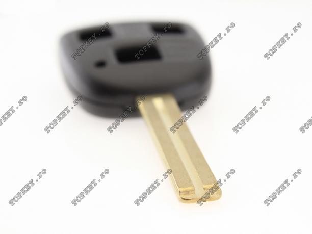 Carcasa telecomanda Toyota cu 3 butoane si lamela TOYO-30P de TOPKEY.ro Carcasa telecomanda Toyota cu 3 butoane si lamela TOYO-30P