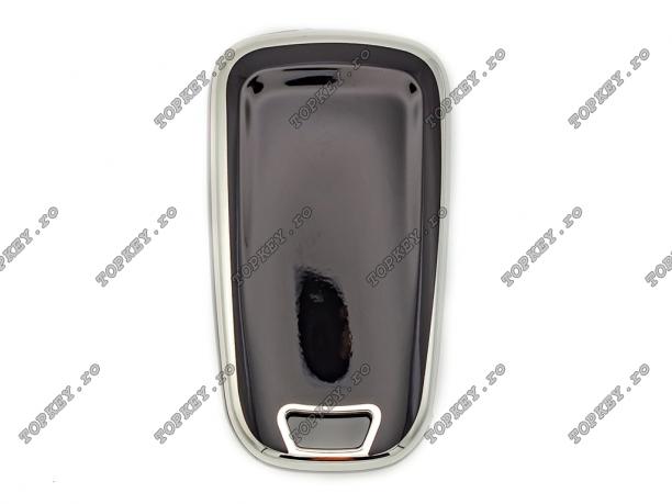 Carcasă de protecție TPU pentru cheie Opel cu 3 butoane de TOPKEY.ro Carcasă de protecție TPU pentru cheie Opel cu 3 butoane