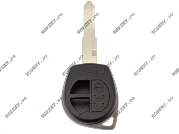 Carcasă pentru chei goale Suzuki SUZU-14 cu două butoane de TOPKEY.ro