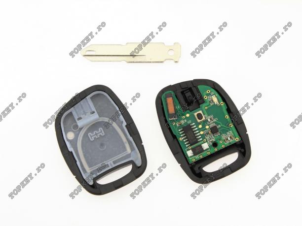 Cheie KEY cu 1 buton pt Renault, lamela NE-36P1 si cip PCF7946, pe 433 MHz