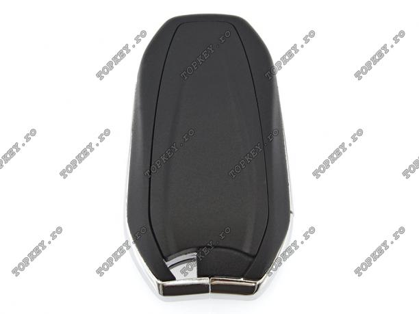 Cheie KeylessGo pentru Peugeot Citroen cu 3 butoane AES 4A, 433 MHz de TOPKEY.ro Cheie KeylessGo pentru Peugeot Citroen cu 3 butoane AES 4A, 433 MHz