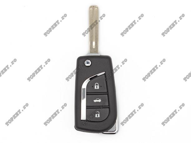 Cheie OEM Toyota Corolla 3 Butoane ID74 433MHz B2A2F2R de TOPKEY.ro Cheie OEM Toyota Corolla 3 Butoane ID74 433MHz B2A2F2R de TOPKEY.ro
