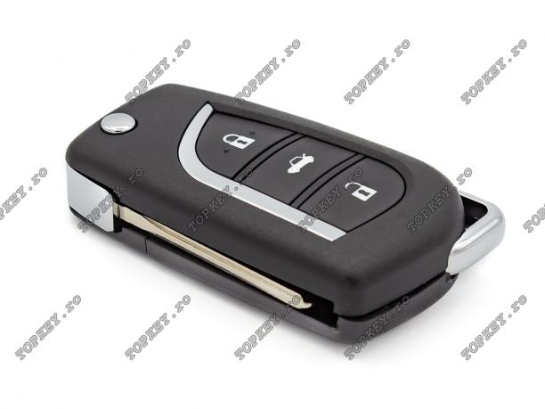 Cheie OEM Toyota Corolla 3 Butoane ID74 433MHz B2A2F2R de TOPKEY.ro Cheie OEM Toyota Corolla 3 Butoane ID74 433MHz B2A2F2R