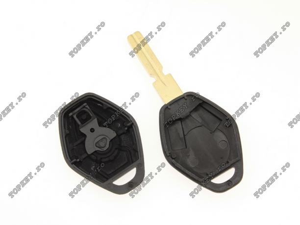 Cheie auto pentru BMW cu 3 butoane de TOPKEY.ro Cheie auto pentru BMW cu 3 butoane