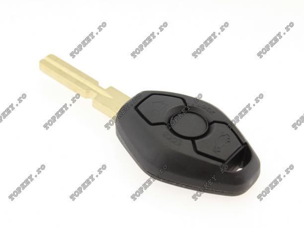 Cheie auto pentru BMW cu 3 butoane de TOPKEY.ro Cheie auto pentru BMW cu 3 butoane