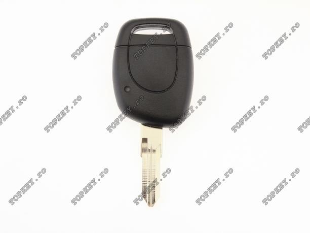Cheie cu electronica KEY cu 1 buton pentru Renault, 433 MHz si lamela VA-34P de TOPKEY.ro