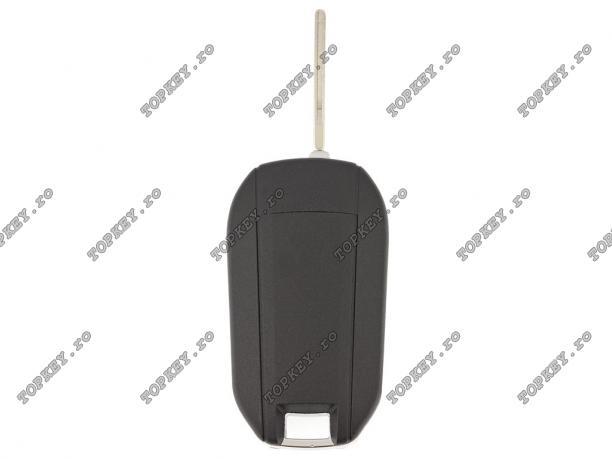 Cheie cu telecomanda pentru Peugeot Citroen cu 3 butoane (portbagaj), 433mhz