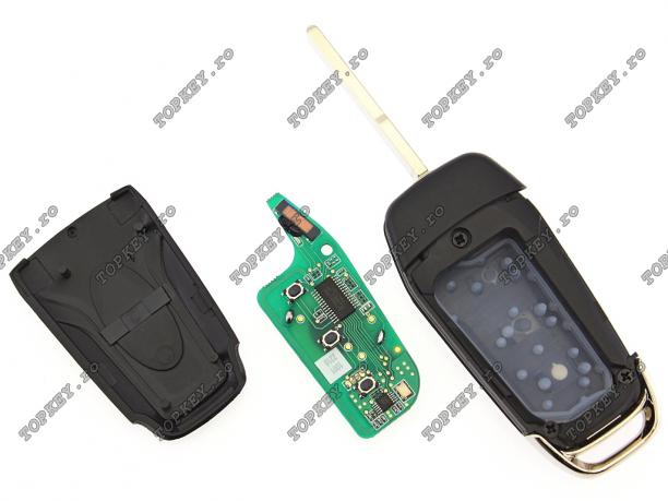 Cheie pentru Ford pe 433 MHz, 3 butoane, KEY de TOPKEY.ro Cheie pentru Ford pe 433 MHz, 3 butoane, KEY
