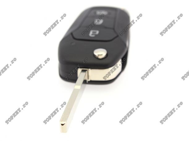 Cheie pentru Ford pe 433 MHz, 3 butoane, KEY de TOPKEY.ro Cheie pentru Ford pe 433 MHz, 3 butoane, KEY