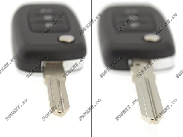 Cheie plianta pentru Renault Dacia cu 3 butoane, 433 MHz de TOPKEY.ro Cheie plianta pentru Renault Dacia cu 3 butoane, 433 MHz