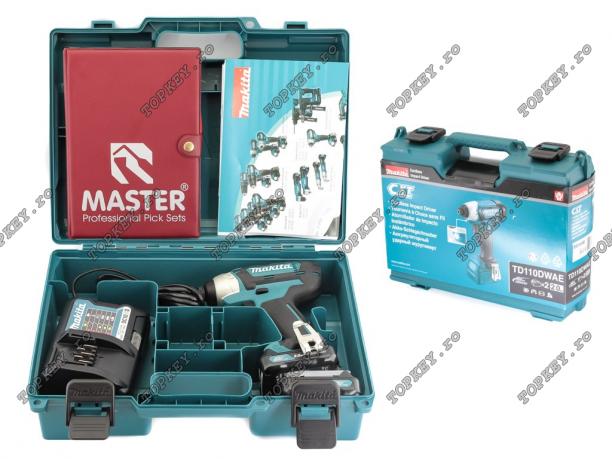 Kit șurubelniță electrică Makita de TOPKEY.ro Kit șurubelniță electrică Makita
