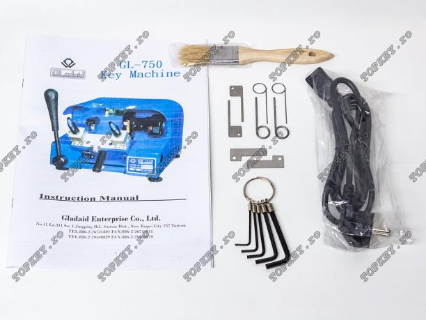 Mașină pentru chei secrete GLADAID model GL 750 de TOPKEY.ro Mașină pentru chei secrete GLADAID model GL 750