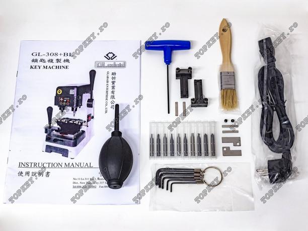 Mașină pentru tăiat chei speciale GLADAID GL 308 de TOPKEY.ro Mașină pentru tăiat chei speciale GLADAID GL 308