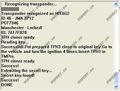 Modul software 145 pentru copierea cheilor cu Philips Crypto 2 de TOPKEY.ro