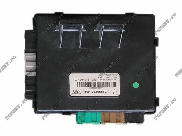Modulul212 este software pentru Chevrolet cu BCM General Motors de TOPKEY.ro