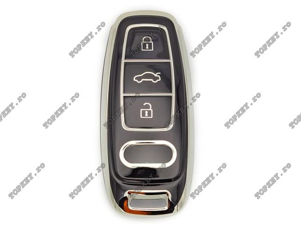 Protecție din silicon pentru cheia smart AUDI de TOPKEY.ro