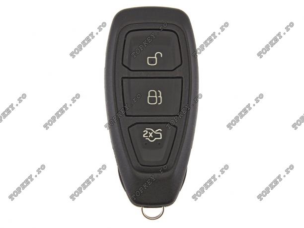 Smart Keyless cheie pt FORD, pe 433Mhz, cu 3 butoane, KEY de TOPKEY.ro