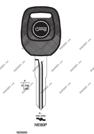 cheie cu loc pentru cip de TOPKEY.ro cheie cu loc pentru cip de TOPKEY.ro