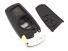 Carcasa KEY pentru SmartKey BMW seria 5 cu 4 butoane de TOPKEY.ro