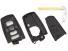 Carcasa KEY pentru SmartKey BMW seria 5 cu 4 butoane de TOPKEY.ro