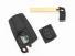 Carcasa SmartKey BMW seria 5 cu 3 butoane si cheie de urgenta lamela BM-5P de TOPKEY.ro