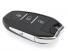 Cheie KeylessGo pentru Peugeot Citroen cu 3 butoane AES 4A, 433 MHz de TOPKEY.ro