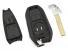 Cheie KeylessGo pentru Peugeot Citroen cu 3 butoane AES 4A, 433 MHz de TOPKEY.ro