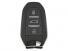 Cheie de proximitate pentru Peugeot Citroen cu 3 butoane AES 4A, 433 MHz de TOPKEY.ro