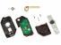 Cheie KeylessGo inteligentă Xhorse pentru motociclete BMW cu 2 butoane de TOPKEY.ro
