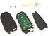 Smart key pentru Citroen cu 3 butoane, KEY, 433 Mhz de TOPKEY.ro