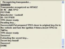 Modul software 145 pentru copierea cheilor cu Philips Crypto 2